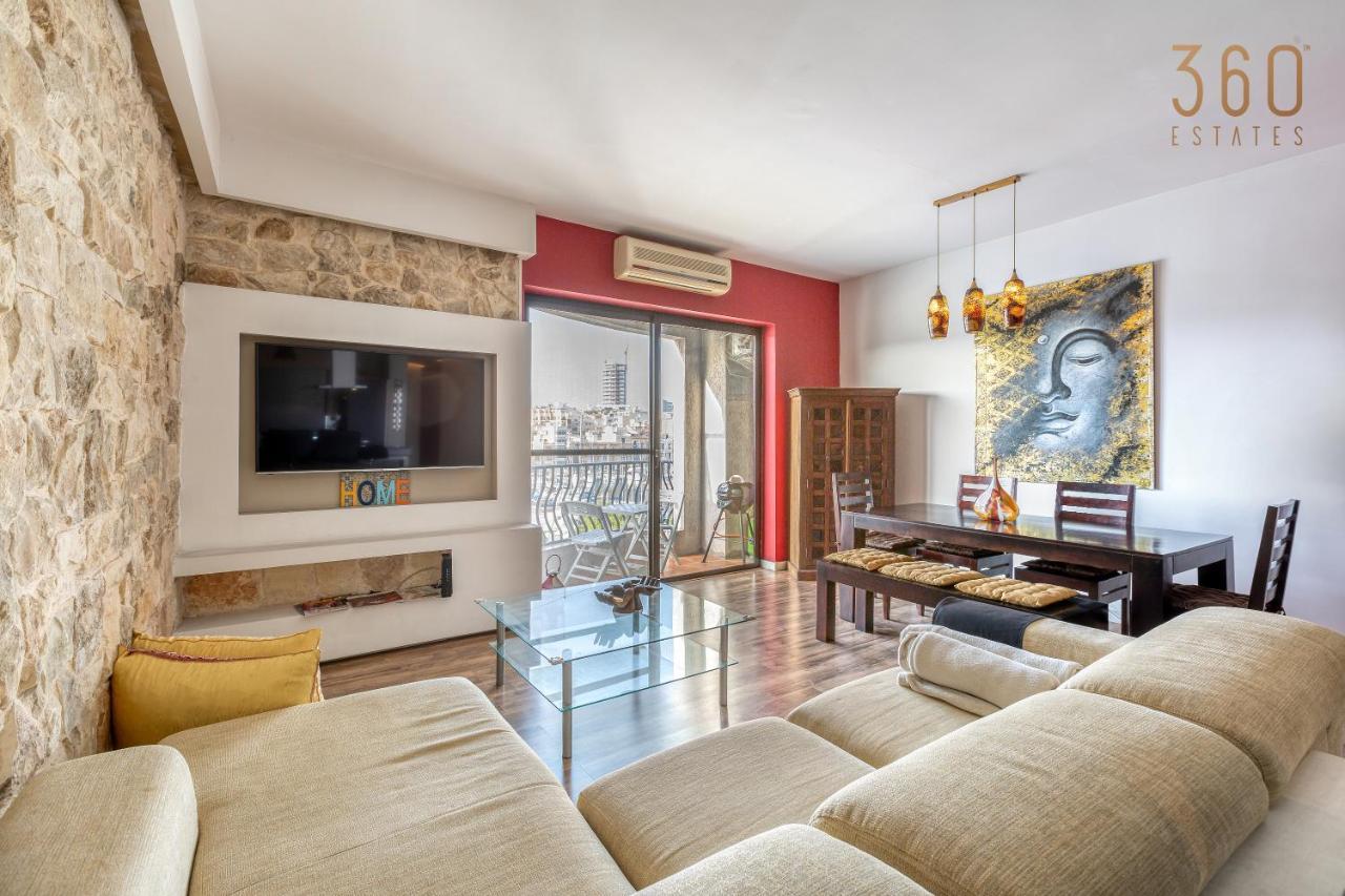 Stunning 3Br Marina View Apt In Pieta With Balcony By 360 Estates Zewnętrze zdjęcie